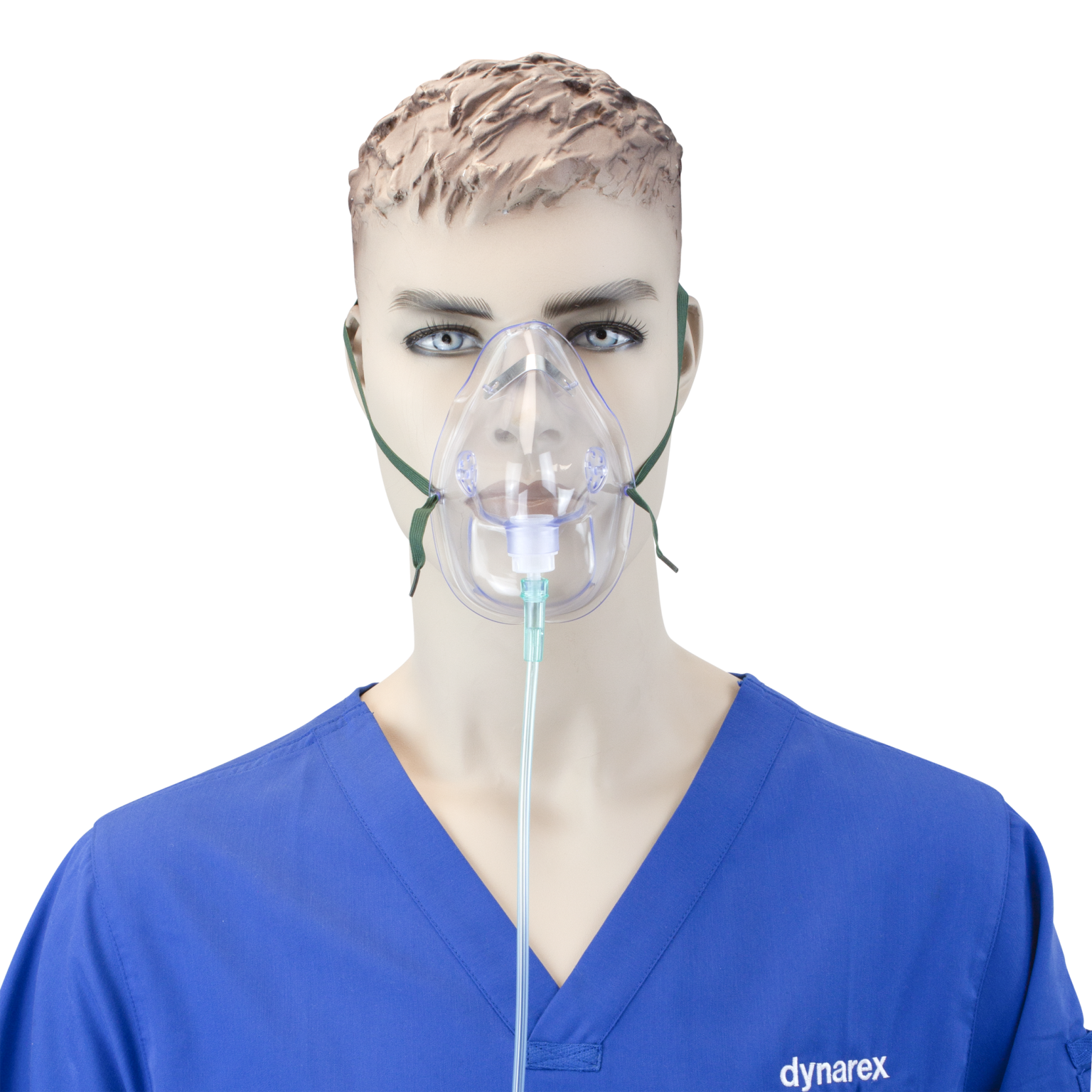Oxygen medium concentration elongated mask w 7inch 2 1 m tub
