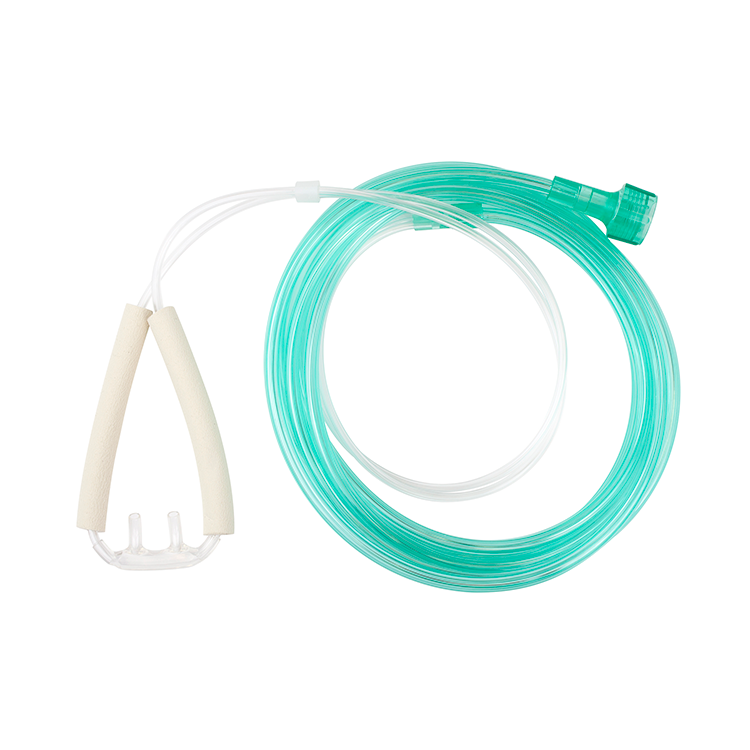 Nasal Oxygen Cannula Cushion Tip w/Advantage Ear Foam w/ 7inch