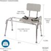 Sliding Tub Transfer Bench - Image 2
