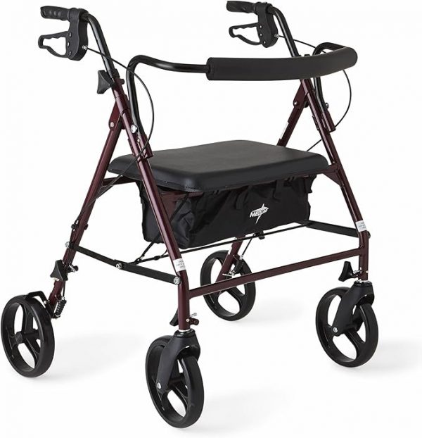 Medline Heavy Duty Rollator - Bariatric