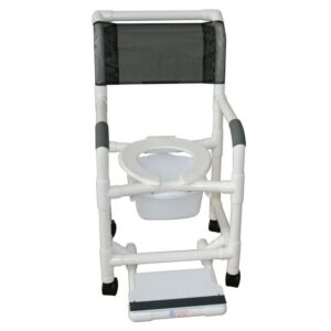 MJM International 118-3TW-FF Shower Chair 18 in.