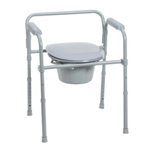 McKesson Folding Steel Commode