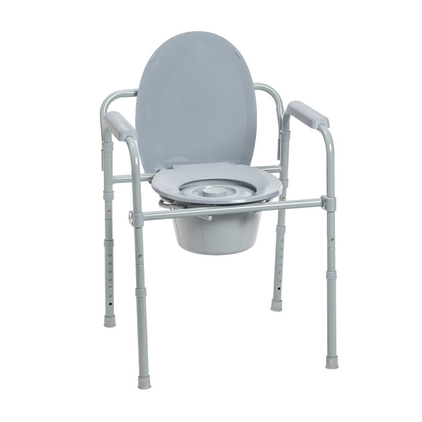 McKesson Folding Steel Commode - Image 4