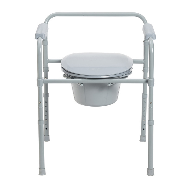 McKesson Folding Steel Commode - Image 3